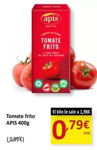 Oferta de Apis - Tomate Frito por 0,79€ en SPAR