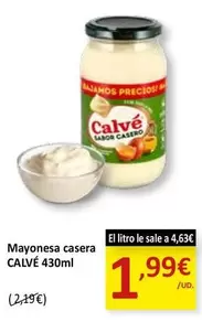 Oferta de Calvé - Mayonesa Casera por 1,99€ en SPAR