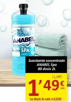 Oferta de Anabel - Suavizante Concentrado Spa por 1,49€ en SPAR