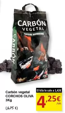Oferta de Special - Carbón vegetal por 4,25€ en SPAR