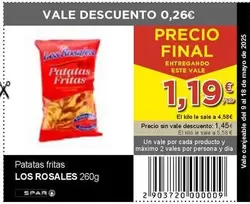 Oferta de Spar - Patatas Fritas por 1,19€ en SPAR