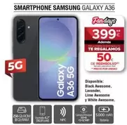 Oferta de Samsung - Smartphone Galaxy A36 por 399€ en Tien 21