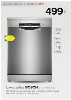 Oferta de Blanco - Lavavajillas Sms4htivode por 499€ en Tien 21