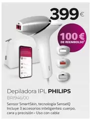 Oferta de Philips - Depiladora Ipl por 399€ en Tien 21