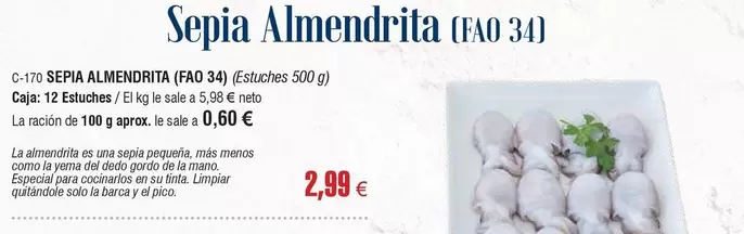 Oferta de Solo - Sepia Almendrita por 2,99€ en Abordo