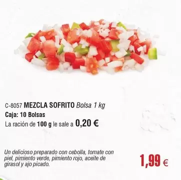 Oferta de Mezcla Sofrito por 1,99€ en Abordo