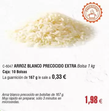 Oferta de Blanco - Arroz  Precocido Extra por 1,98€ en Abordo