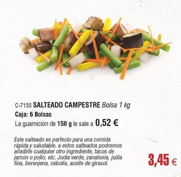 Oferta de Perfecto - Salteado Campestre por 3,45€ en Abordo