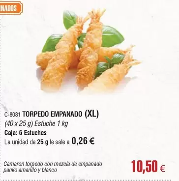 Oferta de Blanco - Torpedo Empanado (XL) por 10,5€ en Abordo