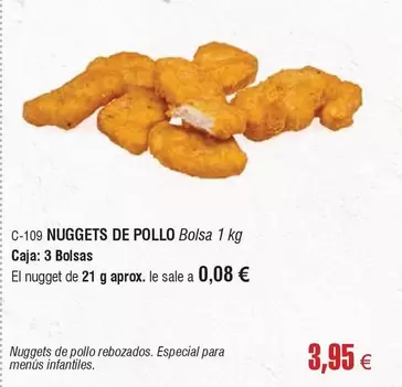 Oferta de Nuggets De Pollo por 3,95€ en Abordo