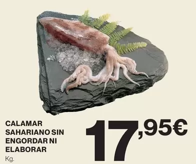 Oferta de Calamar Sahariano Sin Engordar Ni Elaborar por 17,95€ en El Corte Inglés