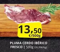 Oferta de Pluma Cerdo Iberico Fresco por 13,5€ en Supermercados MAS