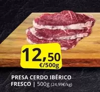 Oferta de Presa Cerdo Iberico Fresco por 12,5€ en Supermercados MAS