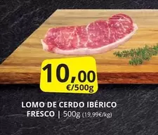 Oferta de Lomo De Cerdo Iberico Fresco por 10€ en Supermercados MAS