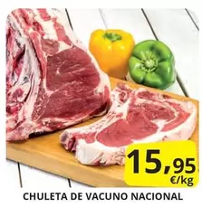 Oferta de Chuleta De Vacuno Nacional por 15,95€ en Supermercados MAS