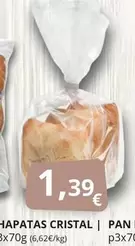 Oferta de Cristal - Papatas por 1,39€ en Supermercados MAS