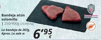 Oferta de Bandeja Atun Solomillo por 6,95€ en Supermercados MAS