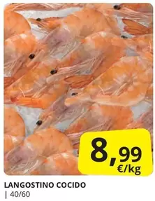 Oferta de Langostino Cocido por 8,99€ en Supermercados MAS