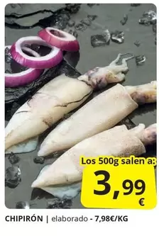 Oferta de Chipirón por 3,99€ en Supermercados MAS