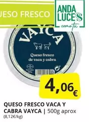 Oferta de Anda - Queso Fresco Vaca Y Cabra por 4,06€ en Supermercados MAS