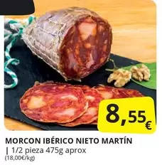 Oferta de Morcon Ibérico por 8,55€ en Supermercados MAS