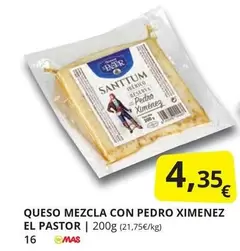 Oferta de El Pastor - Queso Mezcla Con Pedro Ximenez por 4,35€ en Supermercados MAS