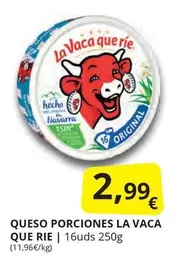 Oferta de La vaca que ríe - Queso Porciones por 2,99€ en Supermercados MAS