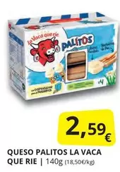 Oferta de La vaca que ríe - Queso Palitos por 2,59€ en Supermercados MAS