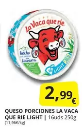 Oferta de La vaca que ríe - Queso Porciones por 2,99€ en Supermercados MAS