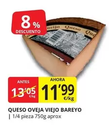 Oferta de Bareyo - Queso Oveja Viejo por 11,99€ en Supermercados MAS