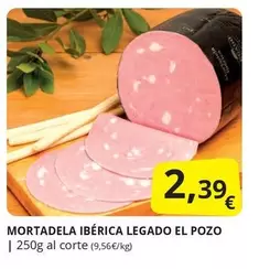 Oferta de Legado del Pozo - Mortadela Ibérica por 2,39€ en Supermercados MAS