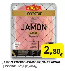 Oferta de Argal - Jamon Cocido Asado Bonnat por 2,8€ en Supermercados MAS