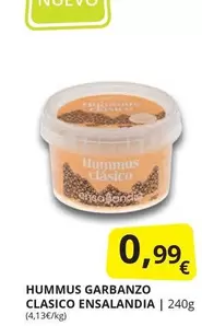 Oferta de Ensalandia - Hummus Garbanzo Clasico por 0,99€ en Supermercados MAS