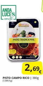 Oferta de Campo Rico - Pisto por 2,69€ en Supermercados MAS