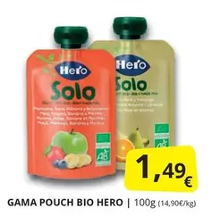 Oferta de Hero - Gama Pouch Bio por 1,49€ en Supermercados MAS