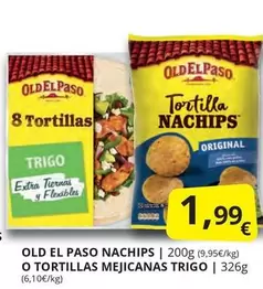 Oferta de Paso - O Tortillas Mejicanas Trigo por 1,99€ en Supermercados MAS
