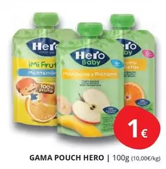 Oferta de Hero - Gama Pouch por 1€ en Supermercados MAS
