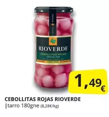 Oferta de Rioverde - Cebollitas Rojas por 1,49€ en Supermercados MAS