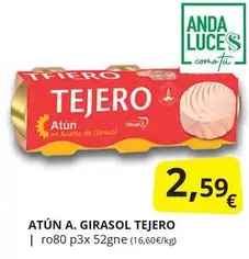 Oferta de Tejero - Atun A. por 2,59€ en Supermercados MAS