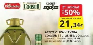 Oferta de Coosur - Aceite Oliva V. Extra por 21,34€ en Supermercados MAS