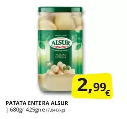 Oferta de Alsur - Patata Entera por 2,99€ en Supermercados MAS