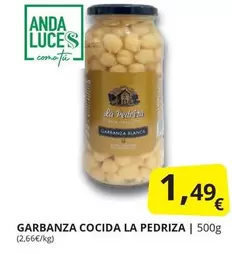 Oferta de La Pedriza - Garbanza Cocida por 1,49€ en Supermercados MAS