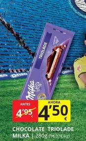 Oferta de Milka - Chocolate Triolade por 4,5€ en Supermercados MAS