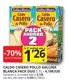 Oferta de Gallina Blanca - Caldo Casero Pollo por 2,79€ en Supermercados MAS