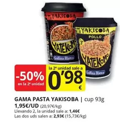 Oferta de Gallina Blanca - Gama Pasta por 1,95€ en Supermercados MAS