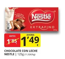 Oferta de Nestlé - Chocolate Con Leche por 1,49€ en Supermercados MAS