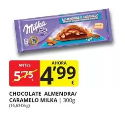 Oferta de Milka - Chocolate Almendra/ Caramelo por 4,99€ en Supermercados MAS