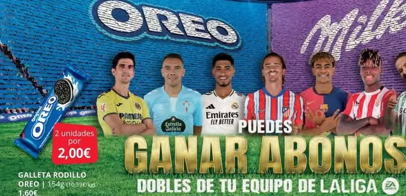 Oferta de Oreo - Galleta Rodillo por 2€ en Supermercados MAS