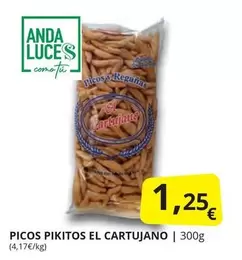 Oferta de Anda - Picos Pimientos El Cartujano por 1,25€ en Supermercados MAS