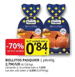 Oferta de Pasquier - Bollitos por 1,81€ en Supermercados MAS